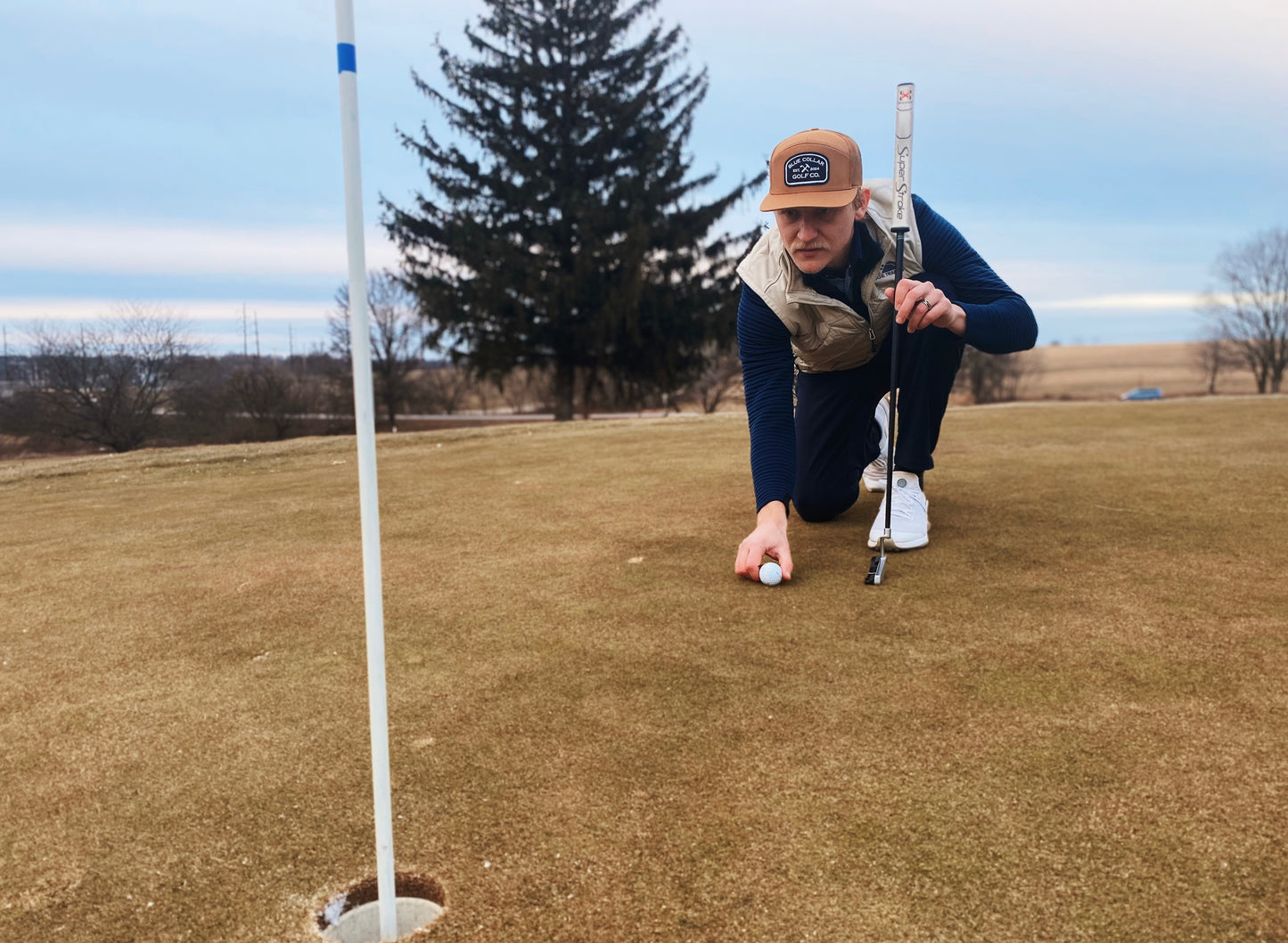 Iron Hammer Snapback Hat (Camel)
